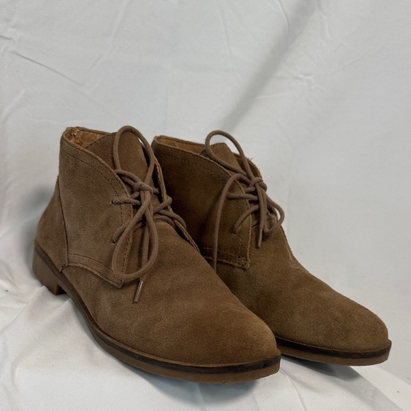 Lucky Brand Shoes - Lucky Brand Tan Suede Ankle Booties